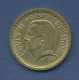 Monaco 1 Franc Kursmünze (1945), Louis II., KM 120 Vz (m6061) - 1922-1949 Louis II
