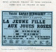 Théâtre Sarah-Bernhardt.1919.La Jeune Fille Aux Joues Roses De François Porché.Acteurs Mme Simone.M.Raimu. - Andere & Zonder Classificatie