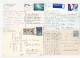 4 Diff FINLAND Postcards To GB  Views Postcard Stamps Cover - Lettres & Documents