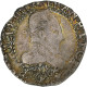 France, Henri III, 1/4 Franc Au Col Plat, 1582, Bordeaux, Argent, TB+ - 1574-1589 Enrique III