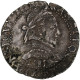 France, Henri III, 1/2 Franc Au Col Plat, 1585, Bordeaux, Argent, TTB+ - 1574-1589 Heinrich III.