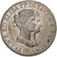 République De Lucques, Felix Et Elisa, 5 Franchi, 1807, Florence, Argent, TB+ - Napoleontisch