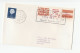 2 Cover 1971 GB POSTAL STRIKE Left & Right,NETHERLANDS  COURIER MAiL LABEL Stamps  COVERS Cover - Cinderellas