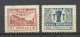 Poland Polen Polska 1918 Local Post Przedborz Michel 8 & 10 * Some Stain - Unused Stamps