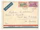 Enveloppe Cover Annees 1930 Senegal Afrique Vers Hyeres Var 50 Centimes Et 3 Francs Aeropostale - Poste Aérienne