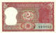 INDIA P53e  2 RUPEES 1980  PATEL  LETTER B   #W/2      UNC  2 Usual P.h. - Indien