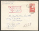 1960 Registered Cover 25c Chemical CDS Montreal Sub No 143 PQ Quebec To Brantford Ontario Barrel - Postal History