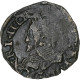 France, Henri III, Double Tournois, 1580, Bayonne, Cuivre, TTB, Gadoury:457 - 1574-1589 Enrique III