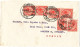 South Africa 1922/24/26. COIL STAMPS On 3 Covers. SG 19, 19a, 21. - Covers & Documents