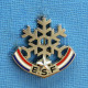 1 BROCHE /  ** E.S.F. / ÉCOLE DE SKI FRANÇAIS UN FLOCON ET 1 ÉTOILE ** . (Jupiter). - Sport Invernali