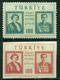 AC - TURKEY STAMP  -  The VISIT OF THE SHAH AND QUEEN OF IRAN TO TURKEY MNH 15 MAY 1956 - Nuovi