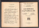 SCIENCES NATURELLES Classe De Cinquième V.Régnier M.Chadefaud DELAGRAVE 1939 - 12-18 Años