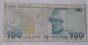 TURKEY - 100 LIRA -  P 226 - 2009/2022 - CIRC - BANKNOTES - PAPER MONEY - CARTAMONETA - - Turkey