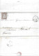 1858 HEIMAT ST.GALLEN ► Faltbrief (Fragment) Von Rorschach Nach Thal   ►SBK-22B3 Rorschach 5 NOV 58◄ - Lettres & Documents