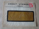 4150 Paix 50c N°283 Perfin Perforé CL Sur Enveloppe Commerciale Entête Crédit Lyonnais Limoges 18 IV 1935 - Brieven En Documenten