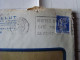 4163 Paix N°365 65c Perfin Perforé RW Enveloppe CIMA WALLUT Machines Agricoles McCormick Deering  Bourges 1937 - Covers & Documents