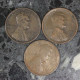 Etats-Unis / USA LOT (3) : 1 Cents 1909, 1916 & 1920 - Lincoln - Kiloware - Münzen