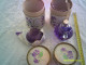 2 Coffret Vintage Parfum - Berdoues - Violettes De Toulouse - 80ml + 1 Boite Avec 1 Savon - Miniaturas Mujer (en Caja)