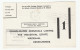 1971 CONSOLIDATED CHEMICALS Wrexham POSTAGE PAID STATIONERY Business Reply Card  From Reading GB Chemistry Health Cover - Scheikunde