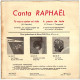 Raphael - Te Voy A Contar Mi Vida / A Pesar De Todo. Single - Sonstige & Ohne Zuordnung