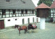 72543376 Wyhra Neukirchen Volkskundemuseum Hofansicht Pferdekutsche Wyhra Neukir - Borna