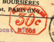 BEL - BANDE JOURNAL - 30c - DÉPART BRUXELLES -  DESTINATION FRANCE - ...-1959