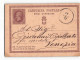 16297  CARTOLINA POSTALE 10 CENT. JESI X VENEZIA - 1877 - Ganzsachen