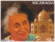 Famous Women Mother Teresa, Indira Gandhi, Roosevelt, Marie Curie, Nobel Prize Winner, Medical, Indian, Nicaragua FDC - Madre Teresa