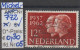 1962 - NIEDERLANDE - SM "Silberhochzeit Königin Juliana"  12C Dkl'braunrot - O  Gestempelt - S. Scan (772o 01-05 Nl) - Gebraucht