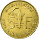 Monnaie, West African States, 5 Francs, 2008, TTB, Aluminum-Nickel-Bronze, KM:2a - Ivory Coast