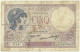 FRANCE - 5 Francs - 26.04.1932 - Pick: 72.d - " Violet " - 5 F 1917-1940 ''Violet''