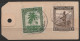étiquette De Sac Postal Affr. N°234+266 Càd "LEOPOLDVILLE/29-11-1945" - Brieven En Documenten