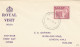 1953: FDC Roayal Visit Nausori To London - Fiji (1970-...)