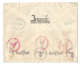 Brief Sverige 1941 Stempel Rot Luftpost 145 Andersson Kumla Nach Praha Prague Geoffnet Censure Oberkommando - Briefe U. Dokumente