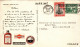 N°41563 Z -timbres Des Bermudes Sur Carte Imprimé- Publicité Plasmarine- 1952- - Bermudas