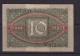 GERMANY - 1920 10 Mark AUNC/XF Banknote - 10 Mark