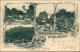 Ansichtskarte Jonsdorf 4 Bild: Restauration Nonnenfelsen 1898  - Jonsdorf