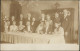 Hochzeitsfeier In Berlin, Wohnung Tafel Gruppenbild 1918 Privatfoto - Hochzeiten