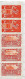 15 Vignettes NICE Gde Fêtes Du Carnaval 1912-13-14 En 3 Bandes De 5, Variation De Couleurs - Tourism (Labels)