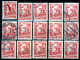 ⁕ Yugoslavia 1952 ⁕ Local Economy Mi.723 ⁕ 51v Used Type I. 15v & Type II, Shades, Some Nice Postmark & Errors- See Scan - Used Stamps