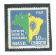 BRAZIL 1969 RHM C0664 EXÉRCITO THE ARMY FLAG - Ongebruikt