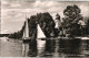 Ansichtskarte Chiemsee Fraueninsel - Segelboote Im Vordergrund 1957 - Chiemgauer Alpen
