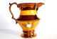 ANCIEN PICHET, CARAFE CRUCHE BROC En FAIENCE DE JERSEY, DECOR FLEUR EMAILLÉ XIXe / ART DE LA TABLE, DECORATIF (1102.17) - Altri & Non Classificati