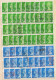 Delcampe - ⁕ GB / UK / QEII. ⁕ Queen Elizabeth II. Machin, Definitives ⁕ 1970 Stamps In Two Albums - See Scan 37 Pages (7v Perfin) - Verzamelingen