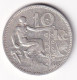 MONEDA DE PLATA DE CHECOSLOVAQUIA DE 10 KORUN DEL AÑO 1932 (COIN) SILVER-ARGENT - Tschechoslowakei