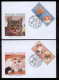 Label Transnistria 2024  Cat Breeds Cats 4 FDC S - Fantasie Vignetten