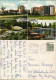 Ansichtskarte Marl (Westfalen) Chemische Werke, Klinik, Parkbad 1968 - Marl