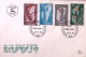 1955-Israele Nuovo Anno Serie Cpl. (92/5) Su Fdc (25.8.55) - FDC