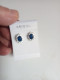 Boucle D'oreille Bleu - Aretes