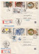 Postal History: Czechoslovakia 12 Covers From Praga 88 Exhibition - Expositions Philatéliques